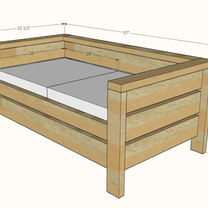 Simple Garden Sofa Plans Outdoor Loveseat DIY Sofa PDF - Etsy