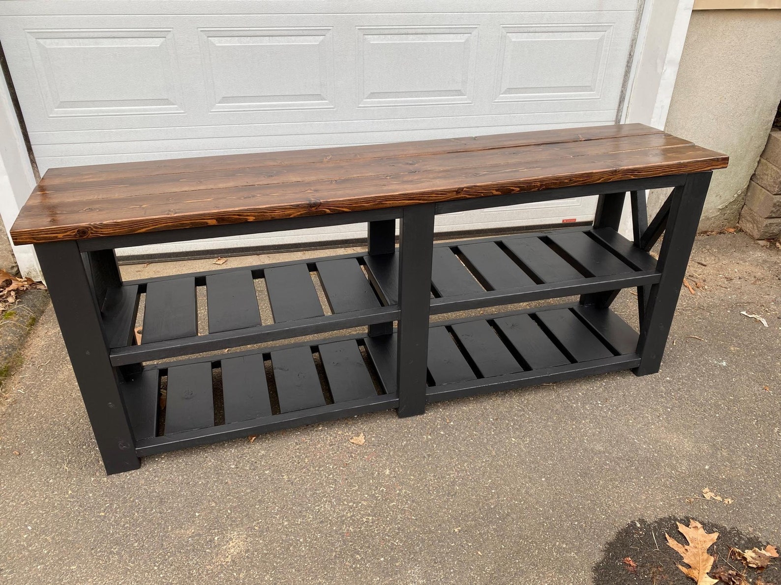 Farmhouse Console Plans DIY TV Console Plans TV Stand Plans Etsy