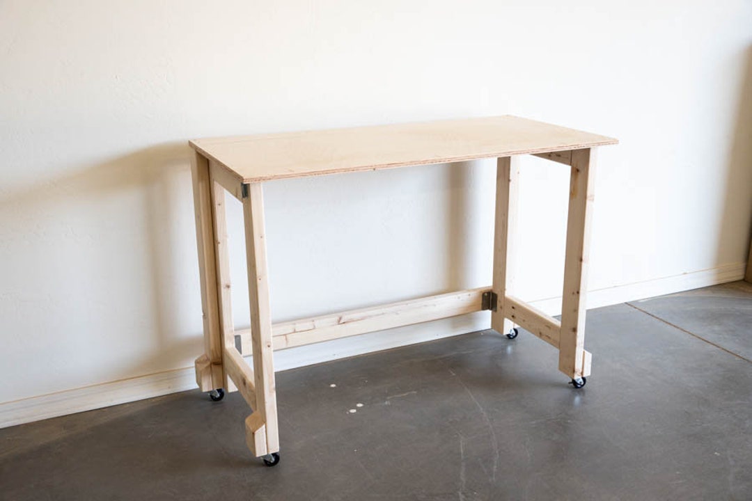 Easy Portable Folding Work Table DIY PDF Download Plan, Woodworking