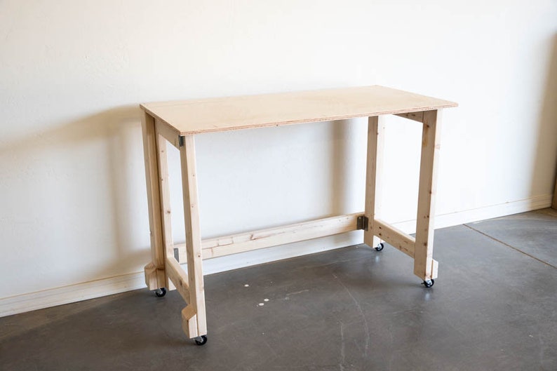Easy Portable Folding Work Table DIY PDF Download Plan Etsy