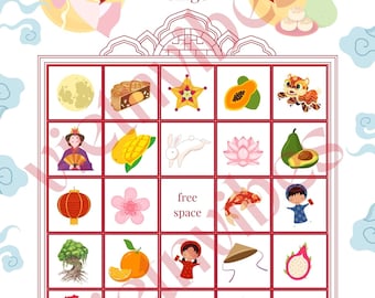 Święto Księżyca w środku jesieni – Tet Trung Thu Bingo