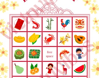 Nowy Rok Księżycowy - Tet Bingo