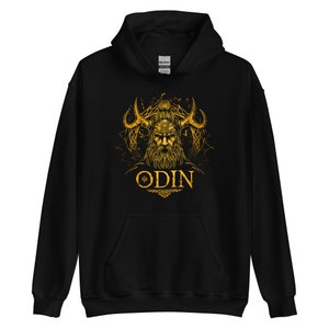 Norse Viking, Odin, Heavy Blend Hoodie
