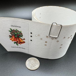 Music Strip for 30-note Music Box - &quot;Carol of the Bells&quot;