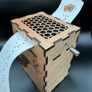 30-Note Player-Style Hand-Crank Music Box