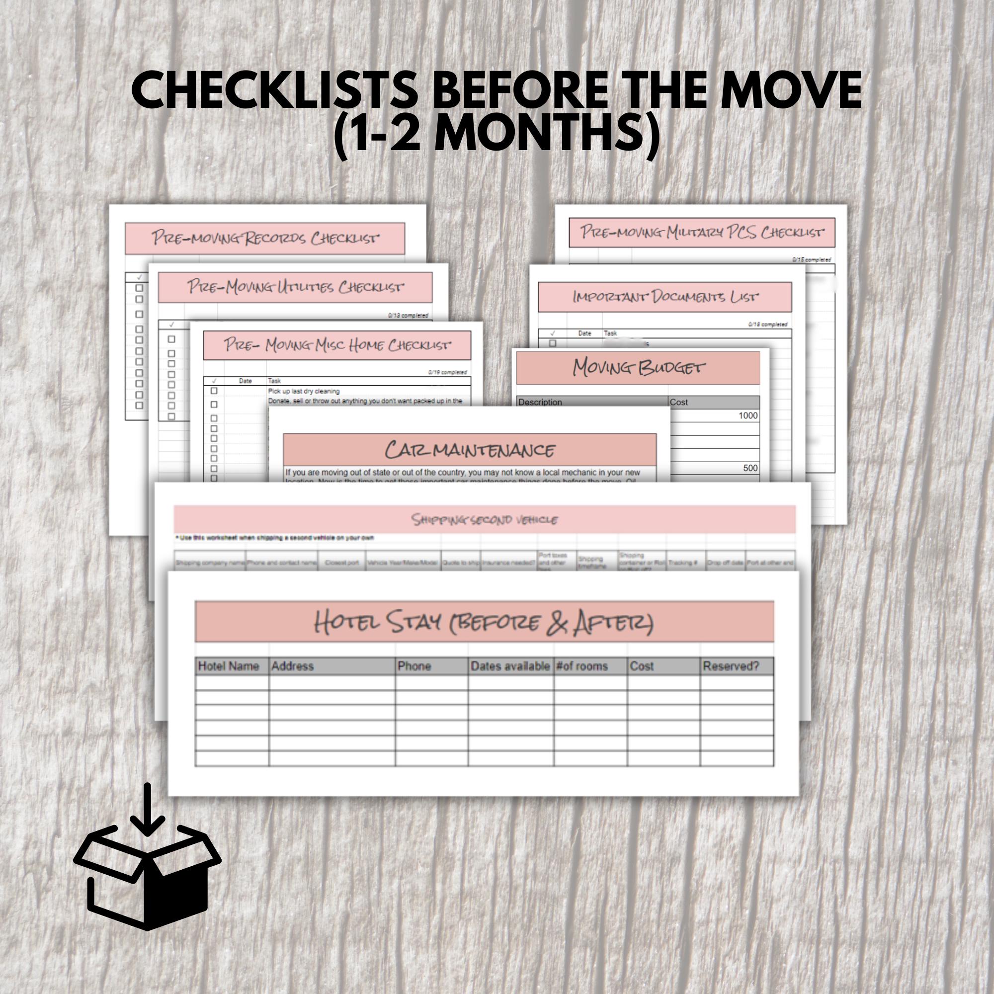 International PCS Moving Planner, Moving Abroad Relocation Checklist ...