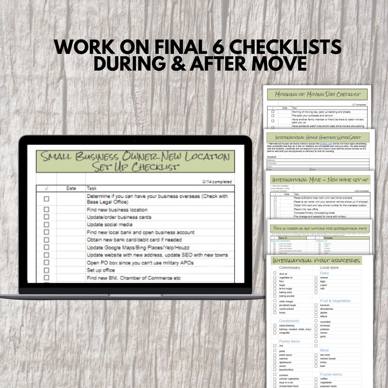 International PCS Moving Planner, Moving Abroad Relocation Checklist ...