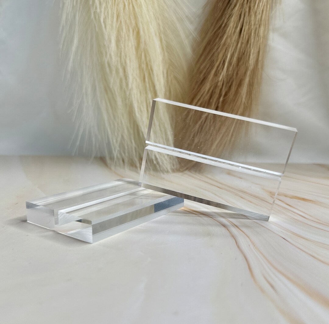 Acrylic Sign Stand Etsy