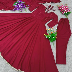 Mahendi Anarkali style Anarkali Faux Georgette main image 1