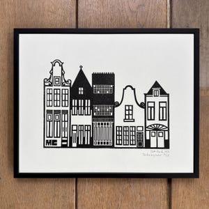 Stampa linoleografica Thorbeckegracht