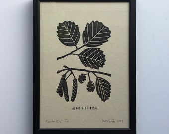 Botanical Linocut Prints