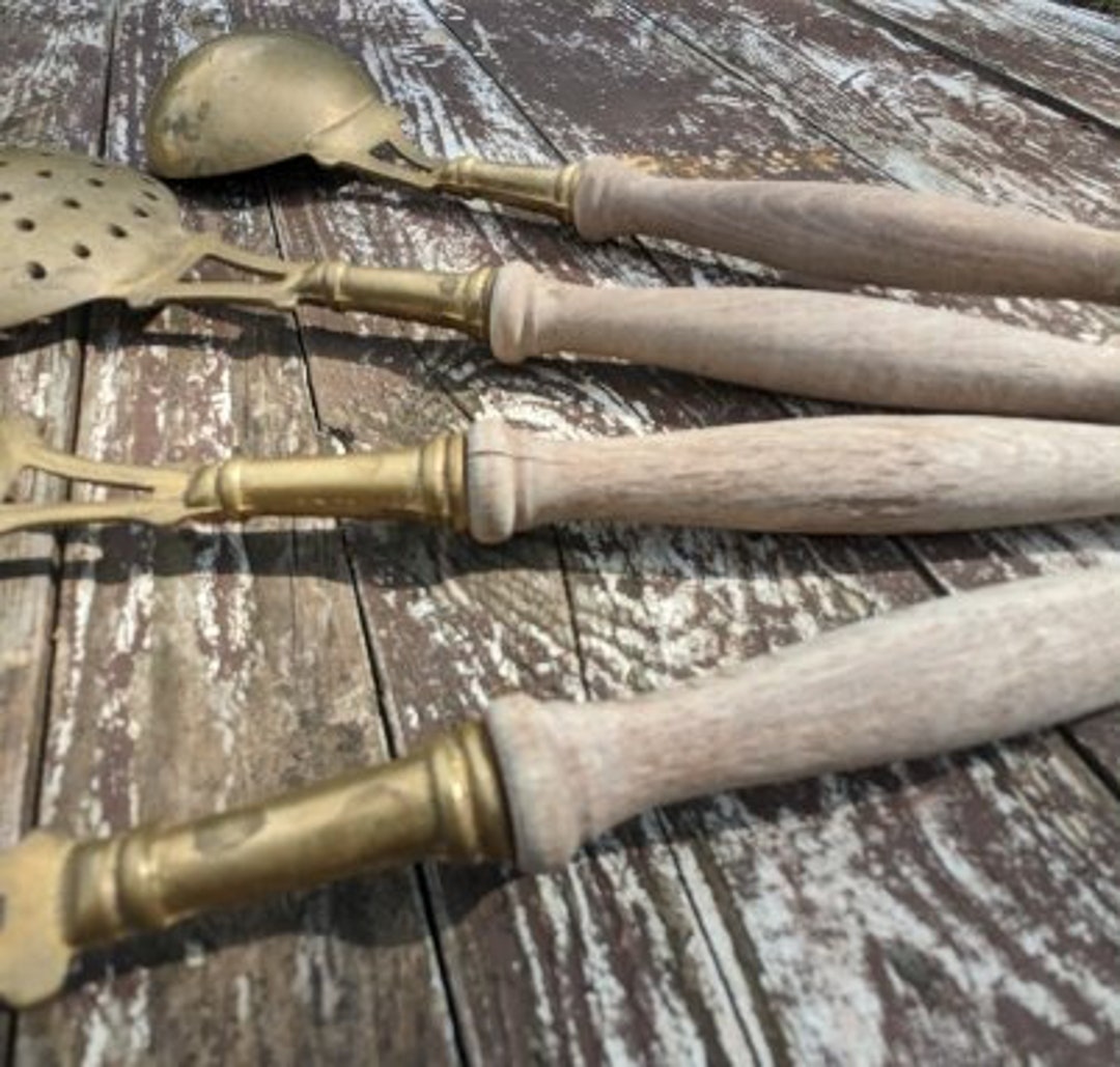 Set of 4 Decorative Kitchen Utensils Etsy