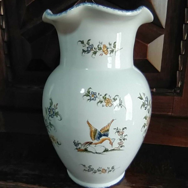 Vase décor Moustiers