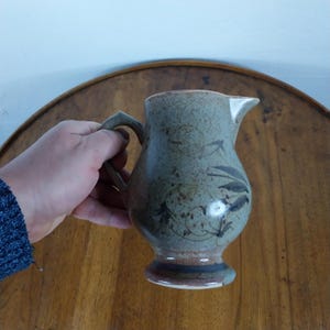 Stoneware pitcher