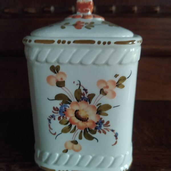 Lot De Pots à épices Vintage En Porcelaine - Fabrication France - Occasion Bon état - Poids 2,10 Kg