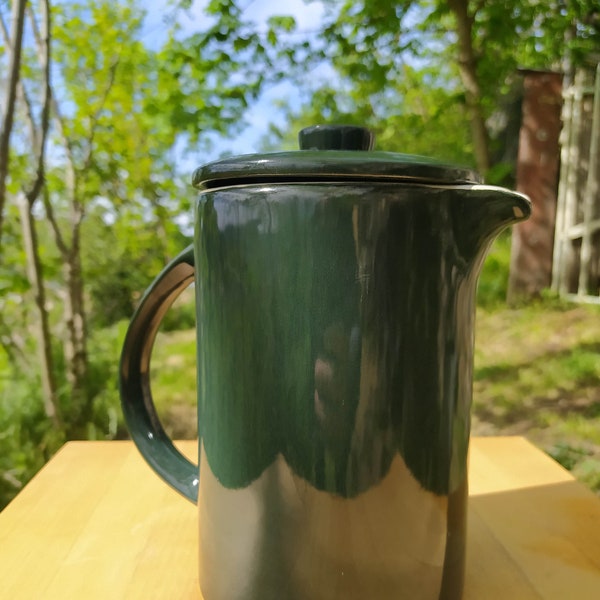 Cafetière vintage verte