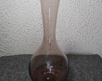 Artisanal glass carafe