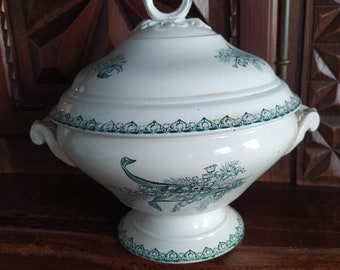 Old Saint Amand soup tureen