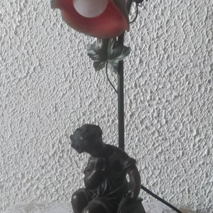 Lampe im Jugendstil nach Auguste Moreau