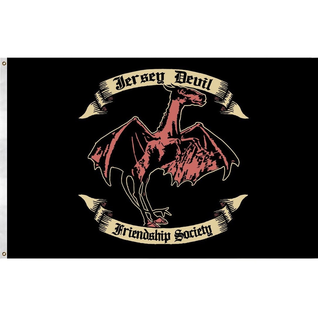 Jersey Devil Friendship Society Flag - Etsy
