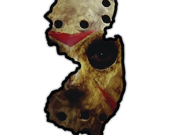 Jersey Jason Voorhees Sticker