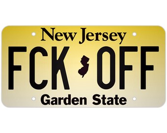 FCK OFF&quot; Decorative License Plate
