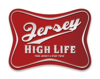 Jersey High Life Enamel Pin