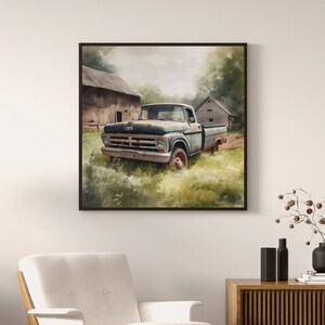 CAMION DE FERME Png 20pc, CLIPART de couleur de l'eau, Png d'art mural, téléchargement numérique Utilisation commerciale Paysage floral Terres agricoles Grange Clipart Designs