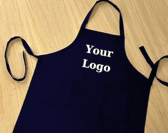 Personalized Men Apron, Kitchen Apron for Men, Apron with Pocket, Cooking Apron, Chef Apron, Man BBQ Apron, Apron with Logo