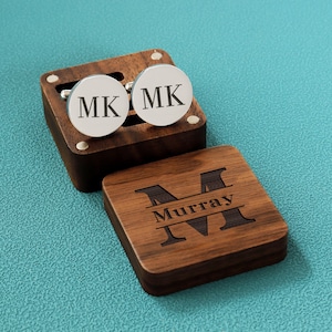 Personalized Cufflinks, Groomsmen Gifts, Custom Engraved Wedding Day Cufflinks, Grooms men Proposal, Bachelor Party Gift For Husband