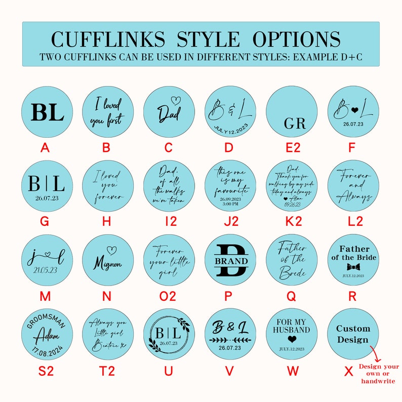 Custom Groomsman Cufflinks, Wedding Role Cufflinks, Personalised Engraved Cufflinks, Best Man Groomsman Gifts Cufflinks image 9