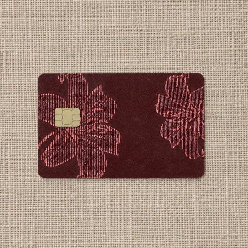 Handmade Card Burgundy - Etsy