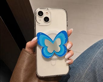 Butterfly Phone Grip, Kawaii MagSafe Compatible Grip, Y2K Coquette Accessory