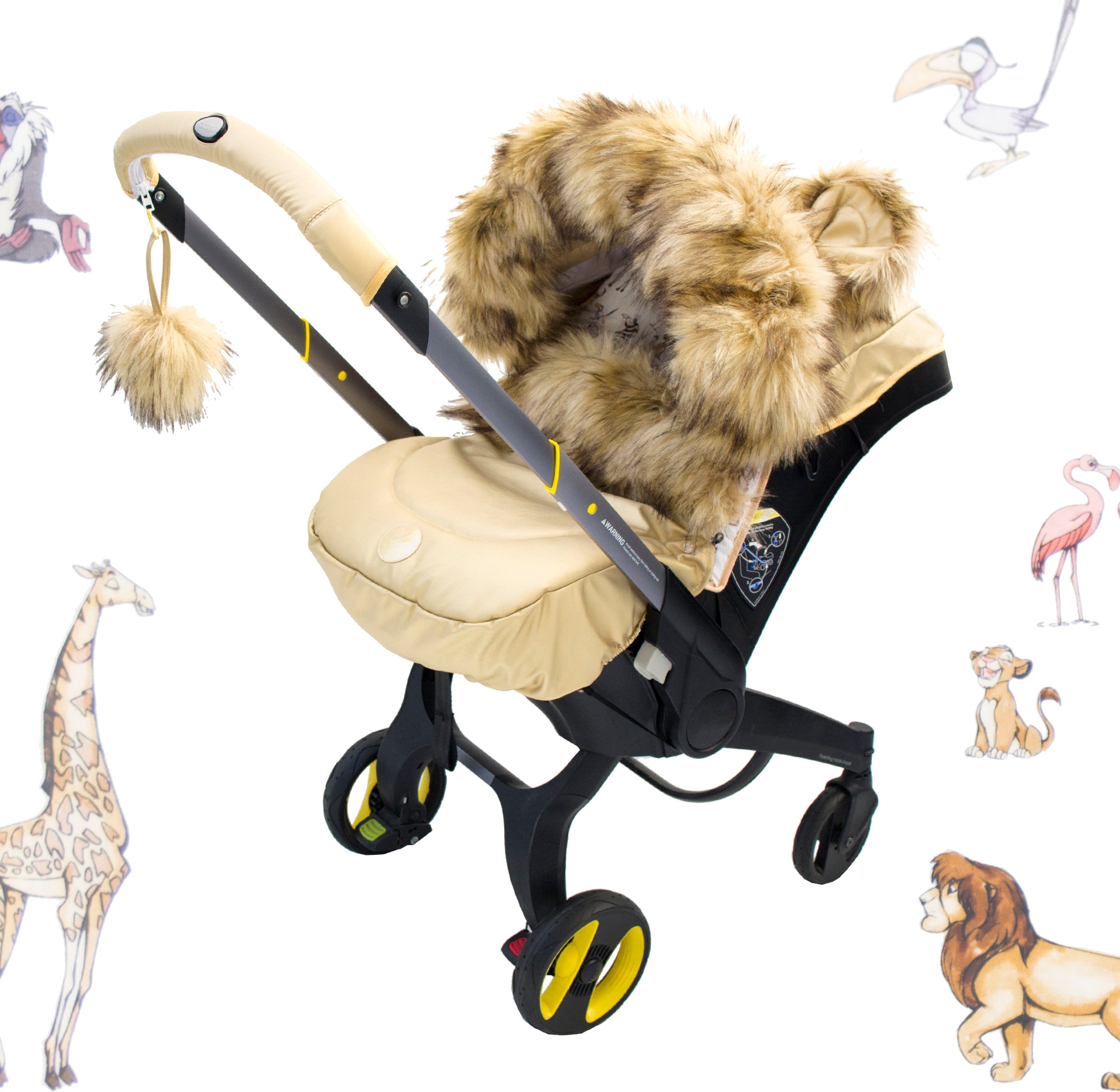 DOONA ACCESSORIES Seat Overlay Cute Stroller Decoration Cover