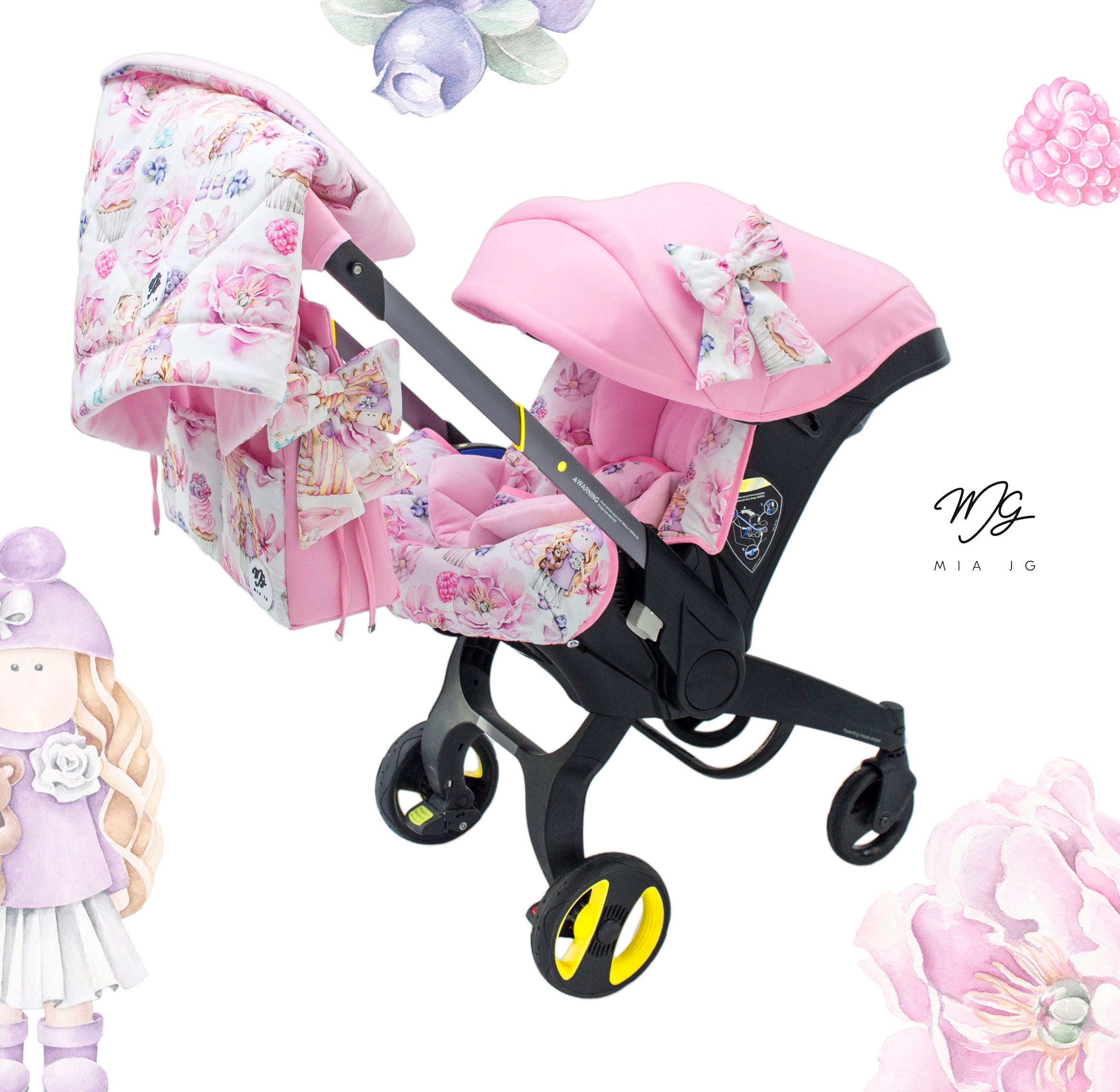 DOONA ACCESSORIES Seat Overlay Cute Stroller Decoration Cover