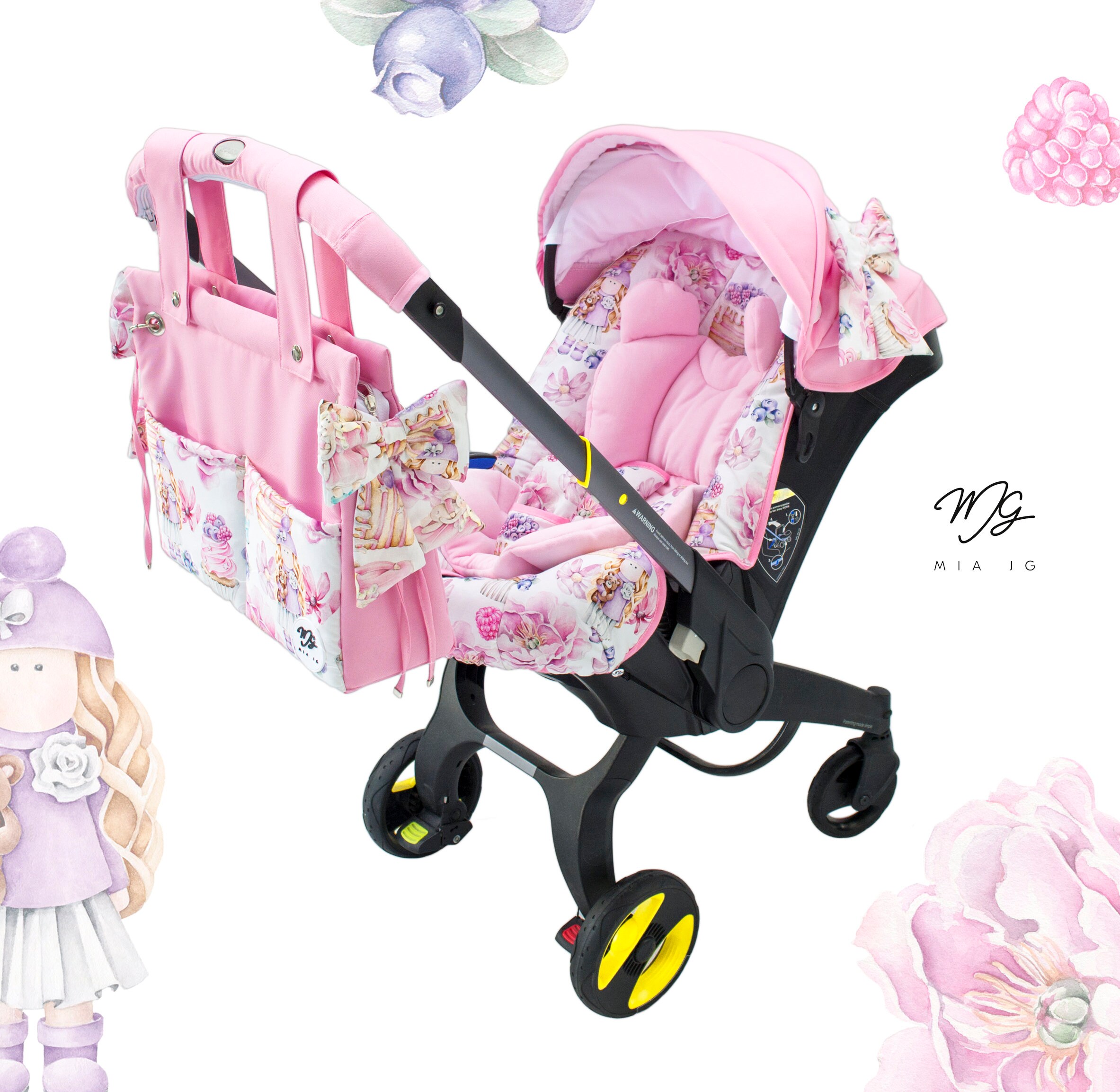 DOONA ACCESSORIES Seat Overlay Cute Stroller Decoration Cover
