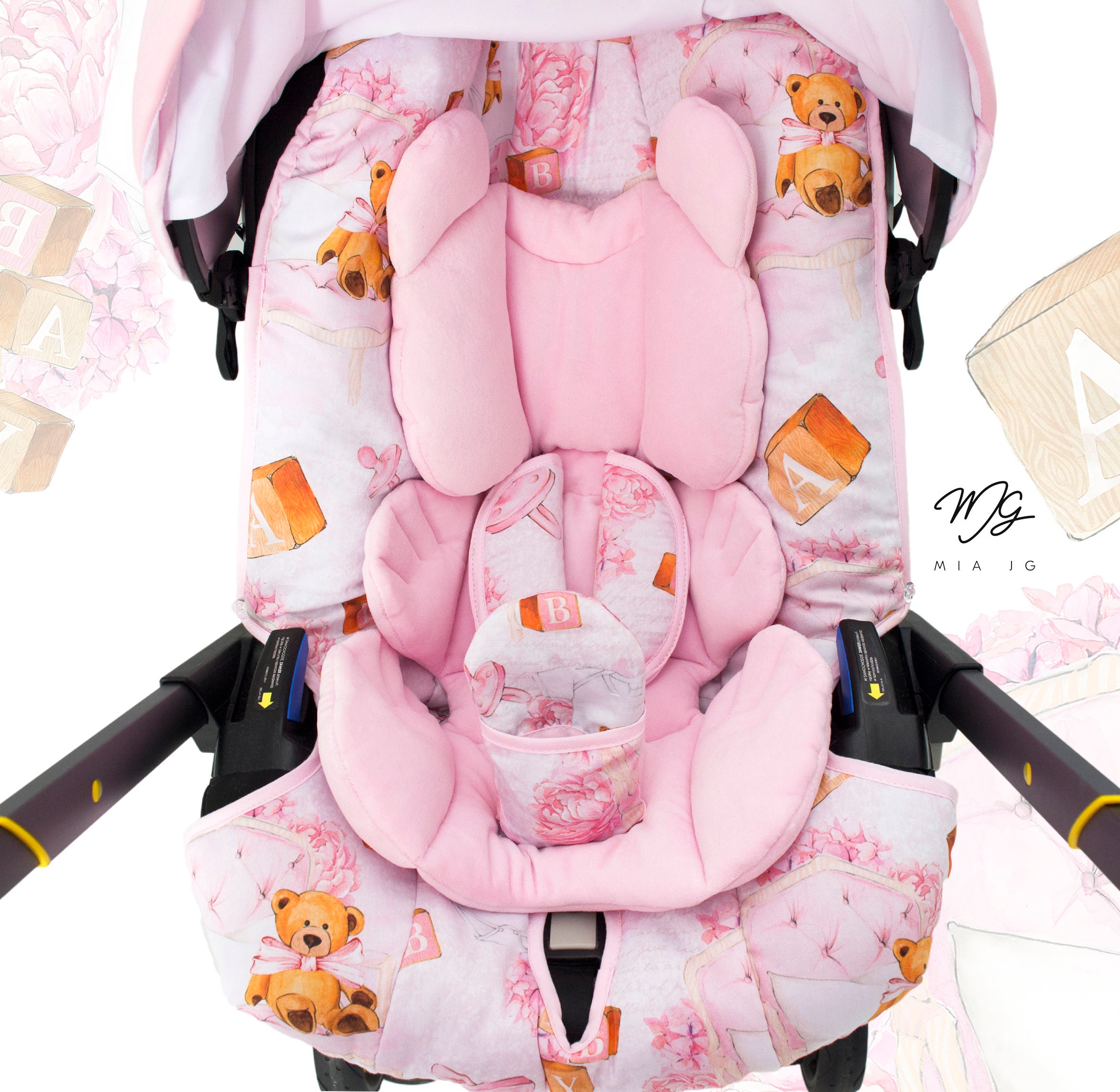 DOONA ACCESSORIES Seat Overlay Cute Stroller Decoration Cover