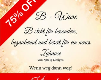 B wie Besonders | Klappkarten | passend für A6-Binder | Umschlagmethode