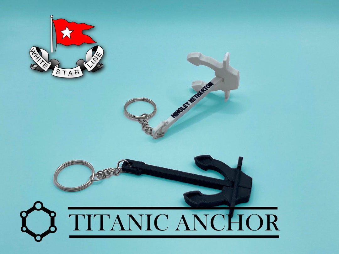 RMS Titanic Anchor Replica Keychain Historically Accurate Etsy Canada