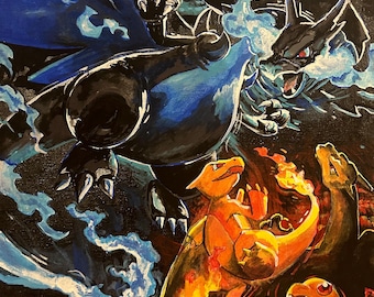 Phantasmal Flames Charizard – 12x16 Acrylic