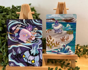 Litwick painted cards