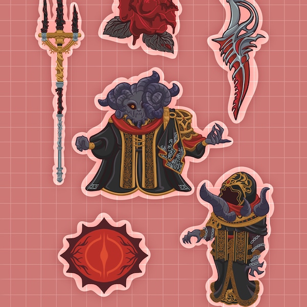 Mohgwyn Dynasty - Elden Ring - Mini Sticker Sheet