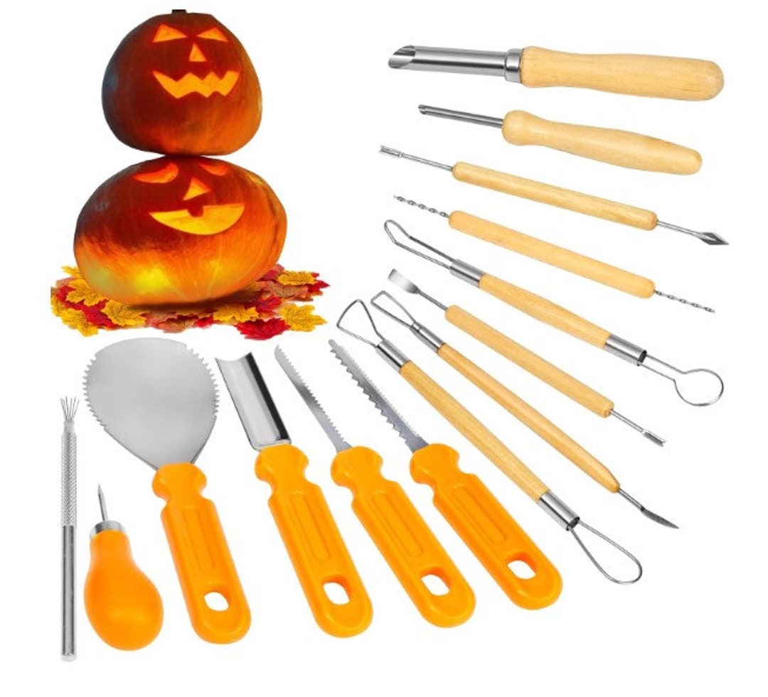 LOVEINUSA Pumpkin Carving Kitsstainless Steel Professional Etsy