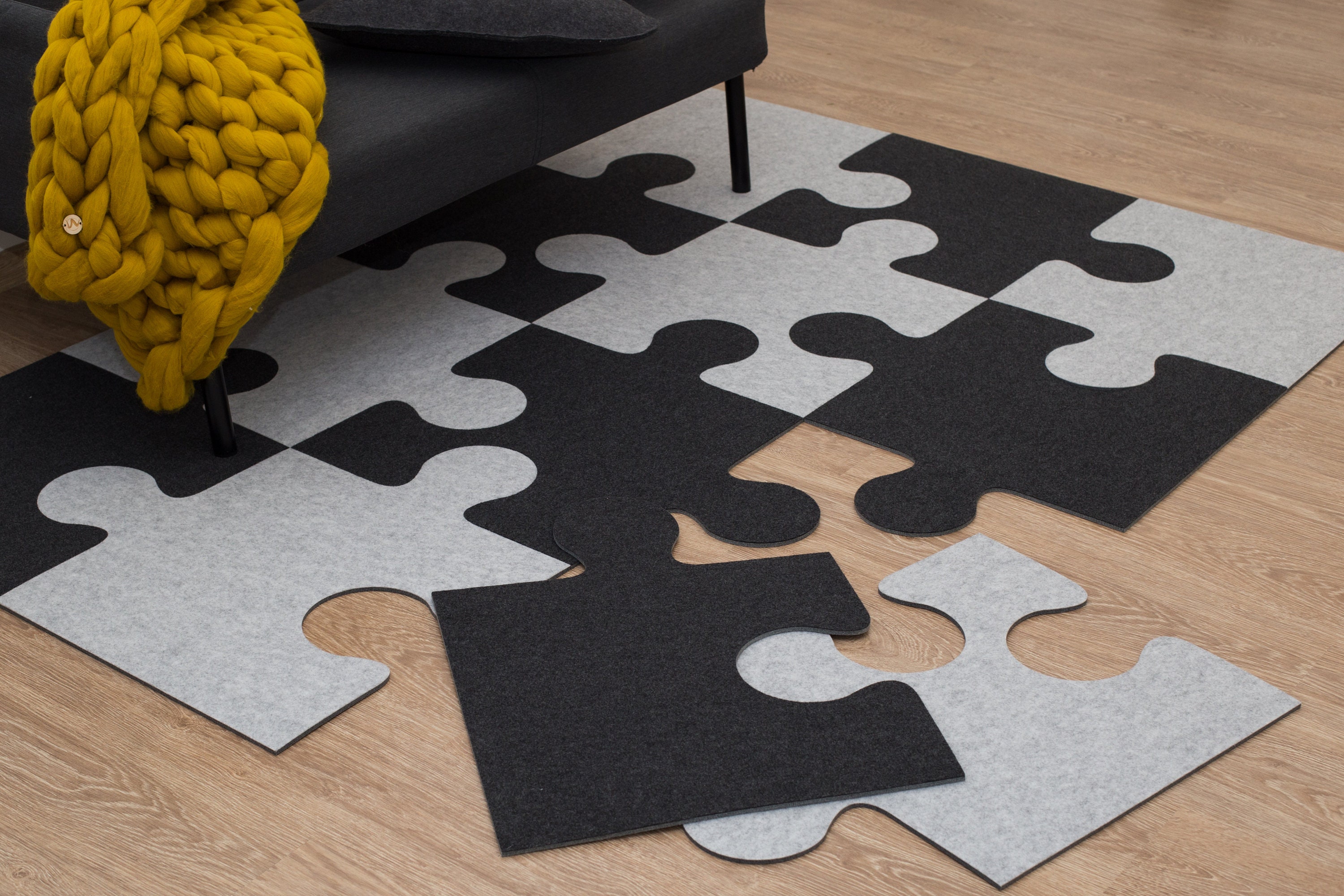 Felt Puzzle Rug, Rug for Children, Carpet for Children , Puzzle Carpet,  Puzzle Mats, Carpet 
