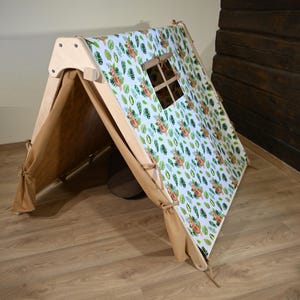 2-sided kids tent with frame/ Tent for children / Children teepee