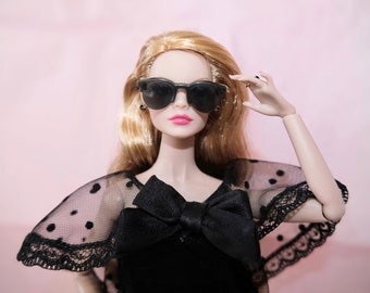 1/6, 11.5" Fashion Doll Sonnenbrille, passend für Integrity Toys, Barbie und ähnliche Puppen