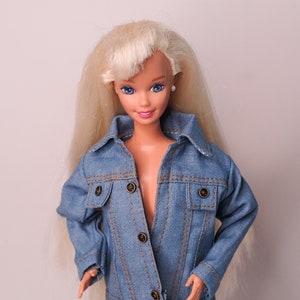 Denim jacket for Integrity Toys dolls, Barbie fashion dolls image 3