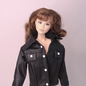 Denim jacket for Integrity Toys dolls, Barbie fashion dolls image 5