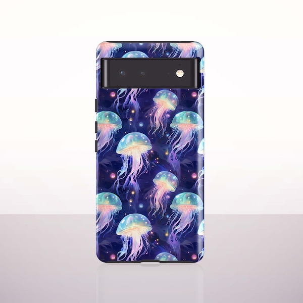 Jelly Fish Phone Case For Google Pixel 7, Pixel 6, Pixel 6 Pro, Pixel 5, Pixel 4a, Pixel 4, Pixel 3a, Pixel 3