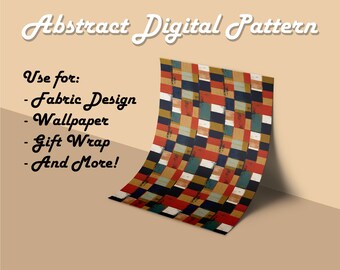 Abstract Digital Pattern, Commercial Use, Digital Paper, Seamless Patterns, Printable Scrapbook, Digital Download